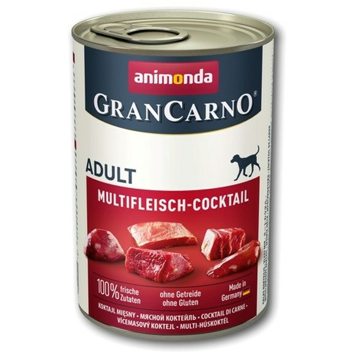Alimentation humide Animonda GranCarno Original Poulet Dinde Viande Veau 400 g