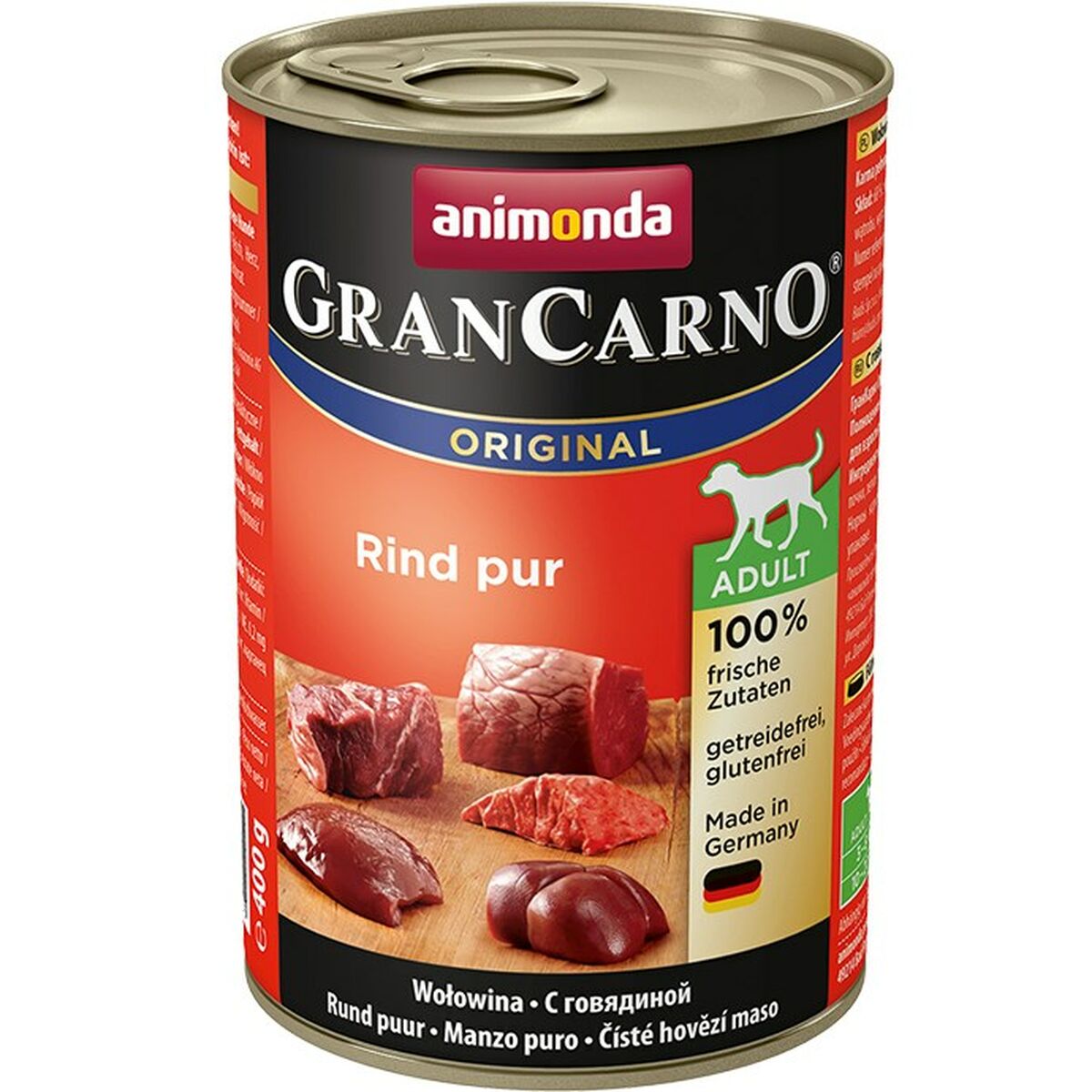 Alimentation humide Animonda GranCarno Original Veau Viande de bœuf 400 g