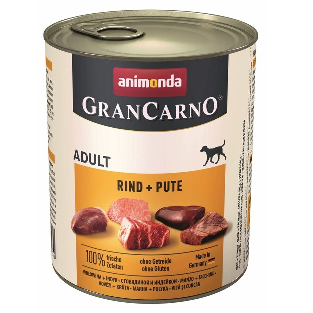 Alimentation humide Animonda GranCarno Original Dinde Veau 800 g