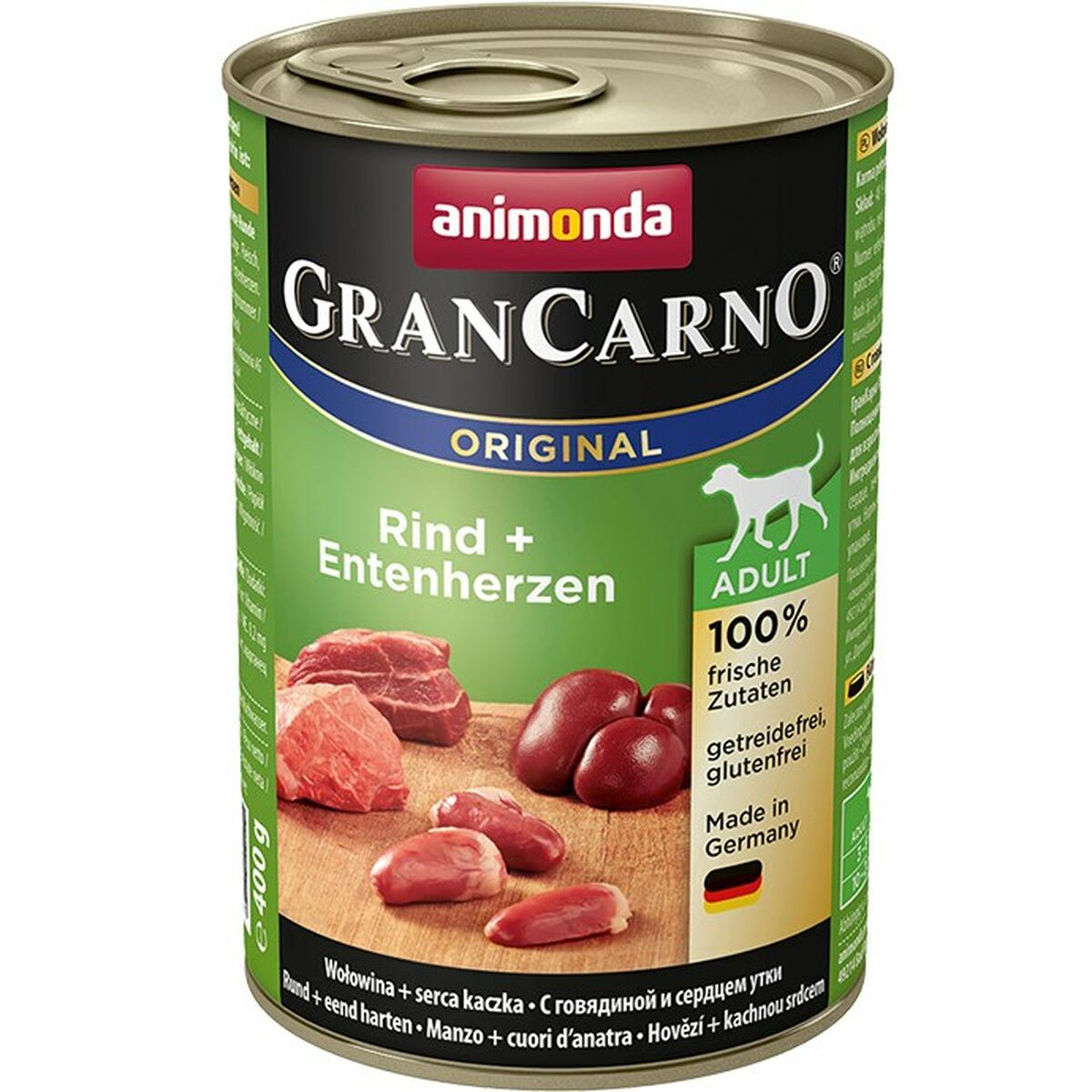 Alimentation humide Animonda GranCarno Original Veau Canard 400 g