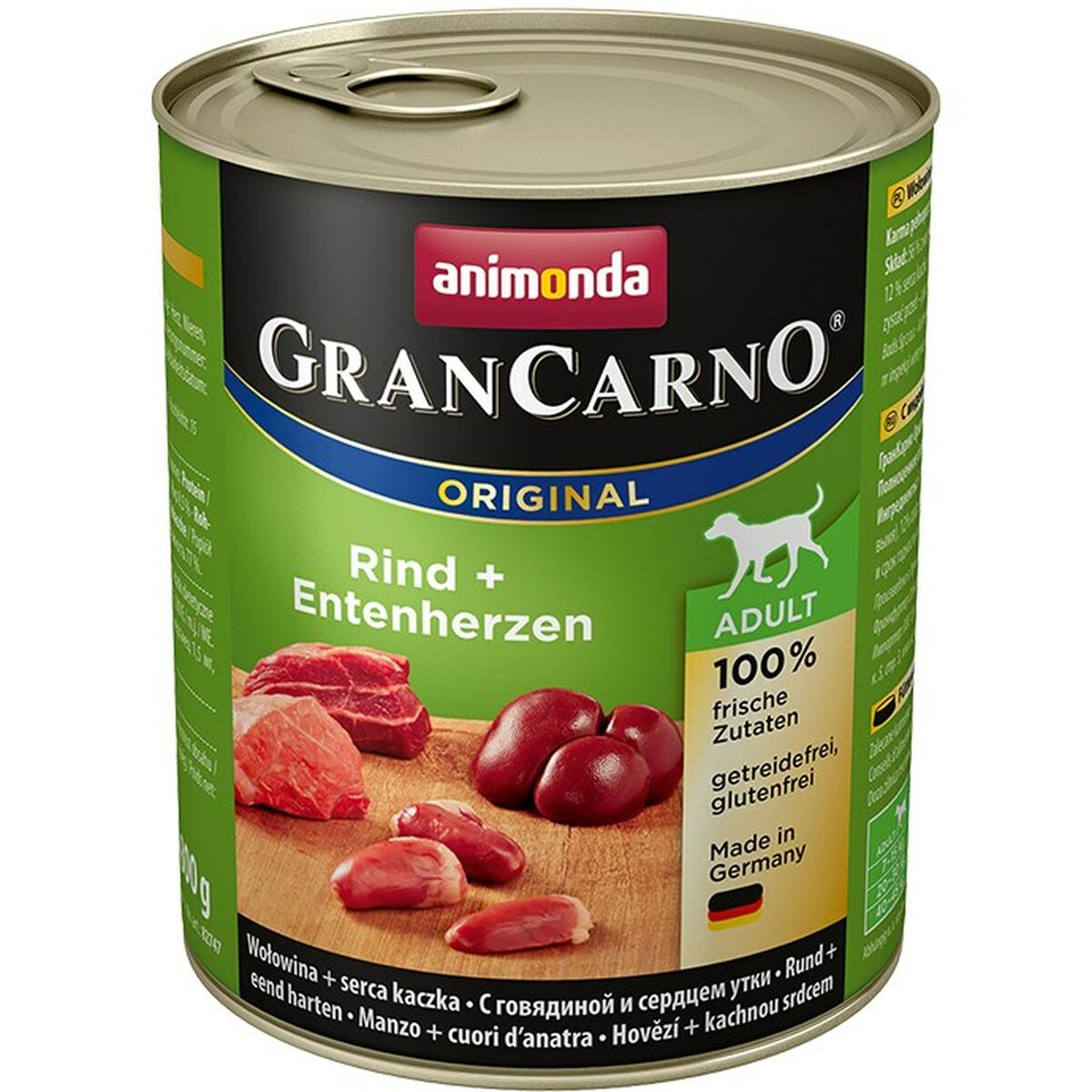 Alimentation humide Animonda GranCarno Original Veau Canard 800 g