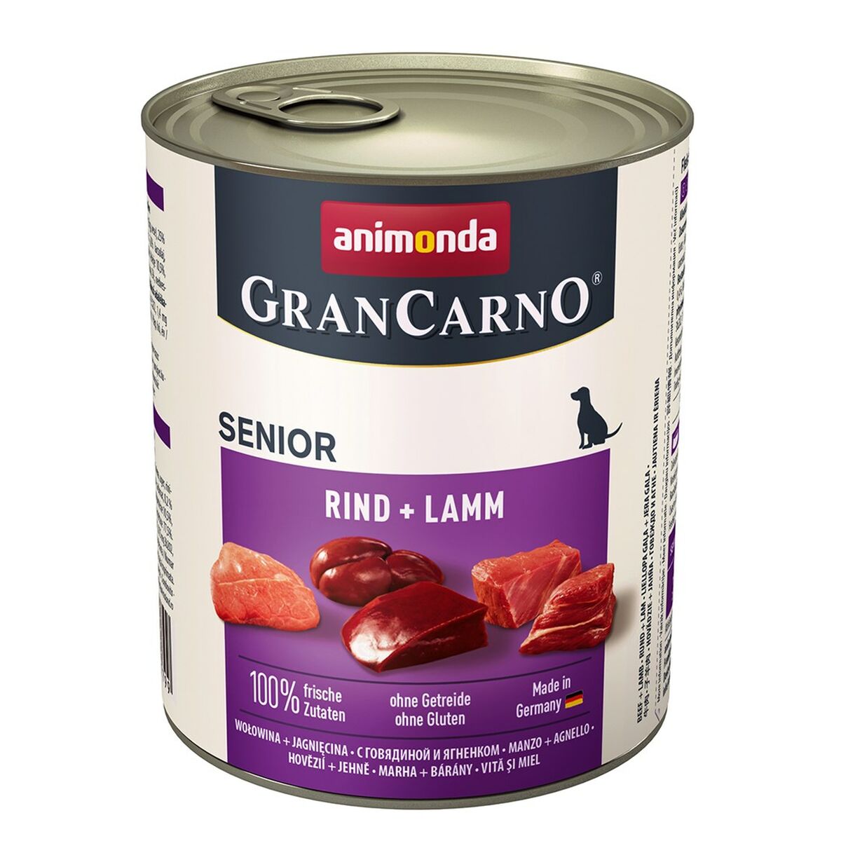 Alimentation humide Animonda  GranCarno Senior Veau Agneau Viande de bœuf 800 g