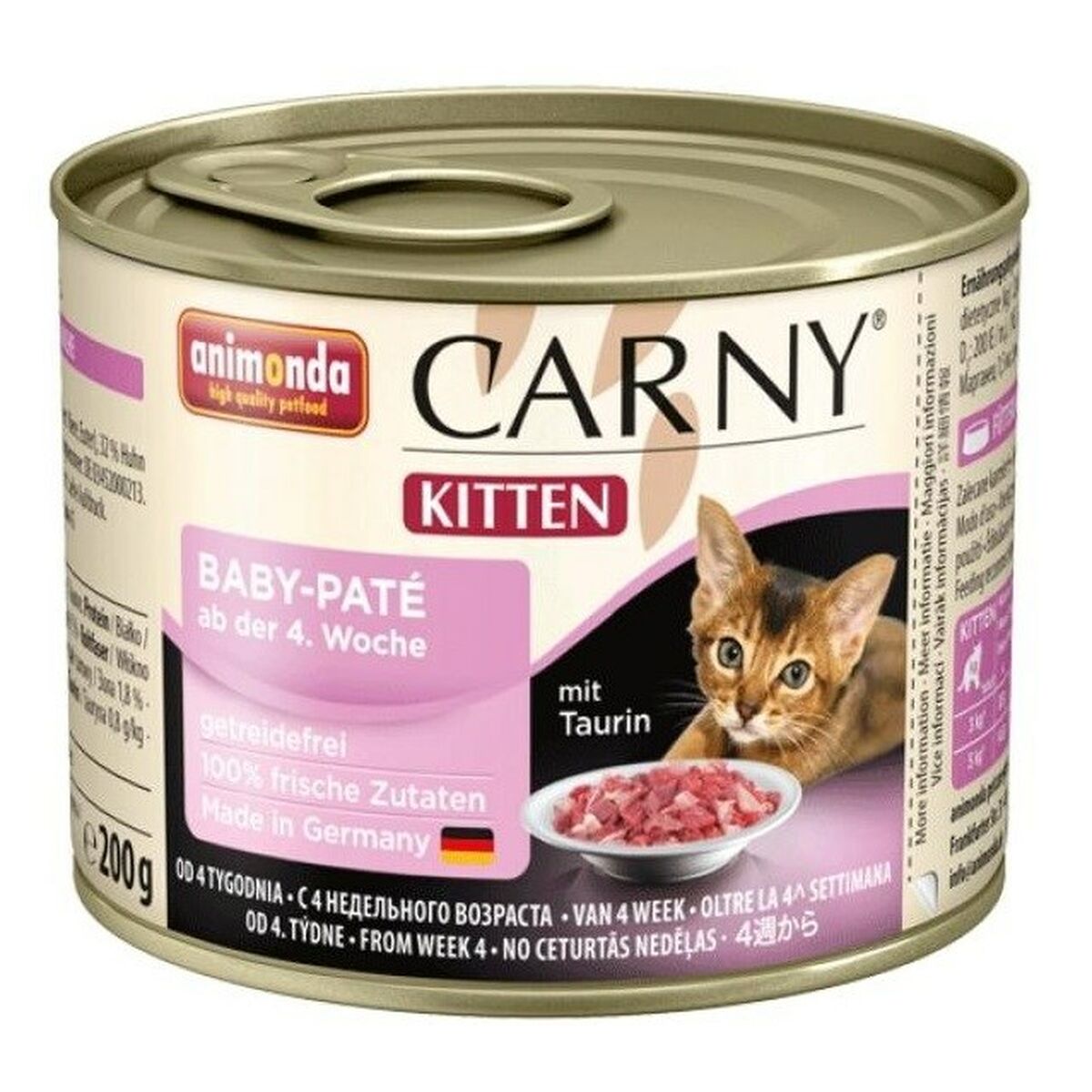 Aliments pour chat Animonda Carny Kitten Baby Poulet Veau