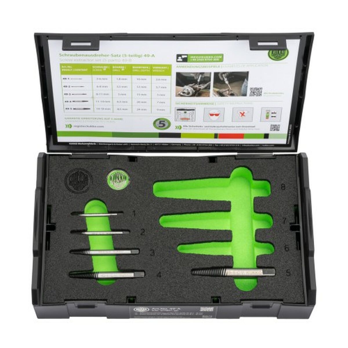 Extractorset KUKKO 3-18 mm