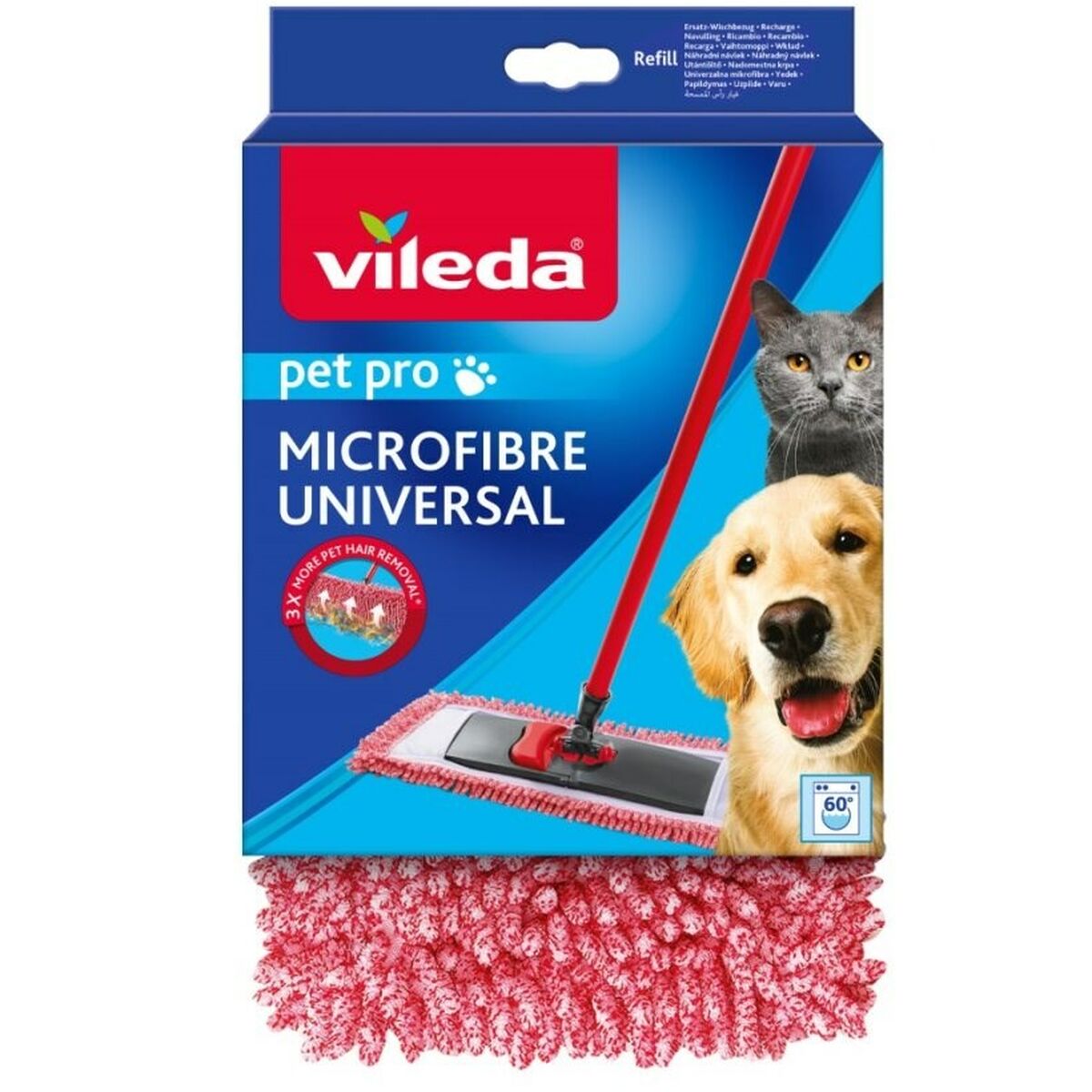Recharge pour balai Vileda Pet Pro Plastique (1 Unités)