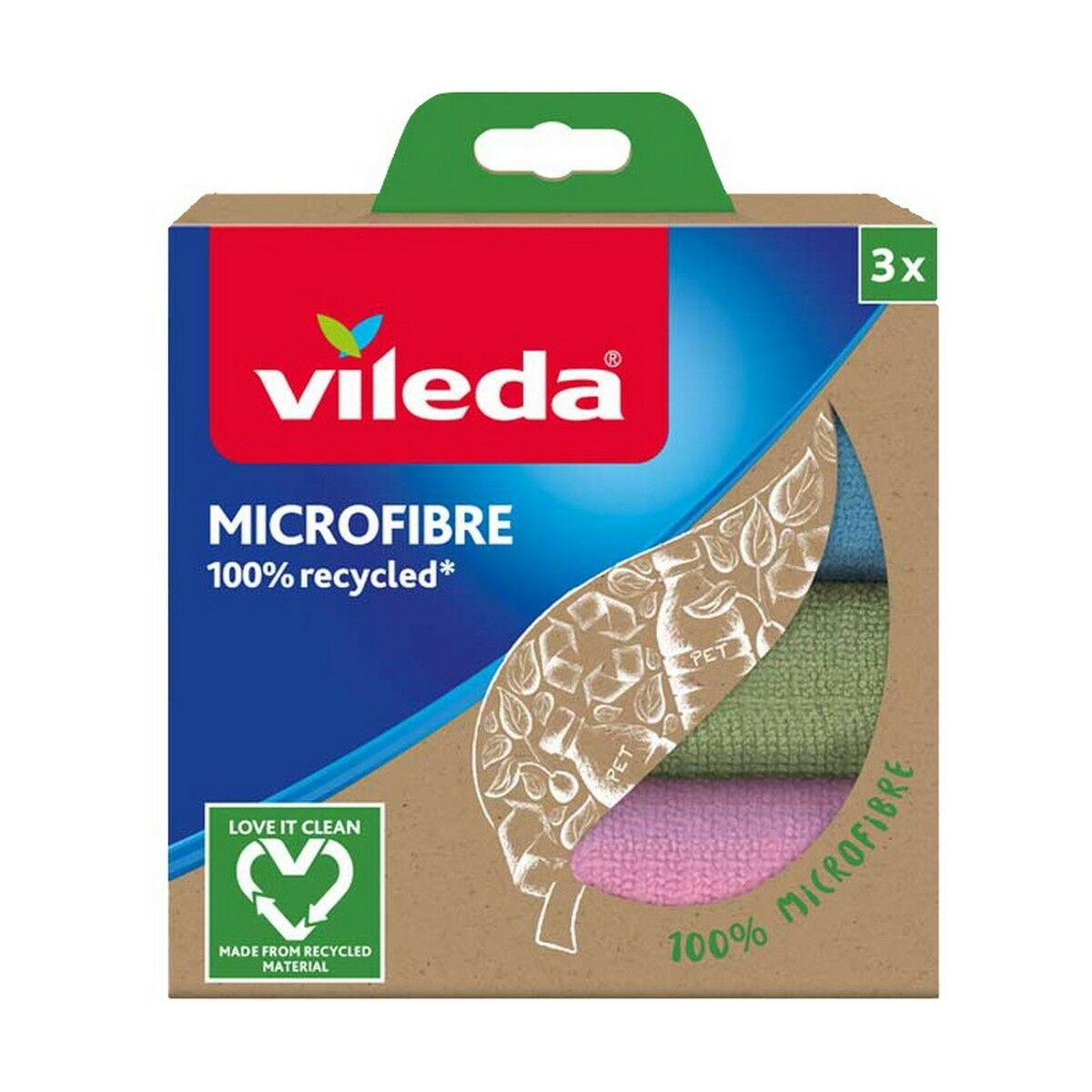Chiffon en microfibres Vileda (3 Pièces)