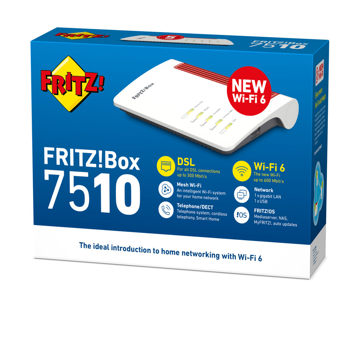 Bild von Router Fritz! 20002997 White Ethernet LAN Wi-Fi