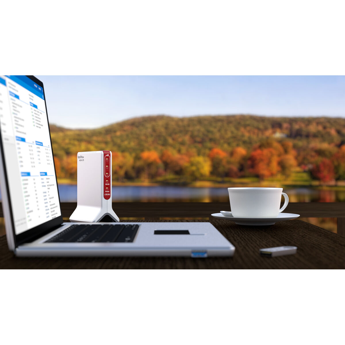 Bild von Router AVM 20003056 White Ethernet LAN Wi-Fi