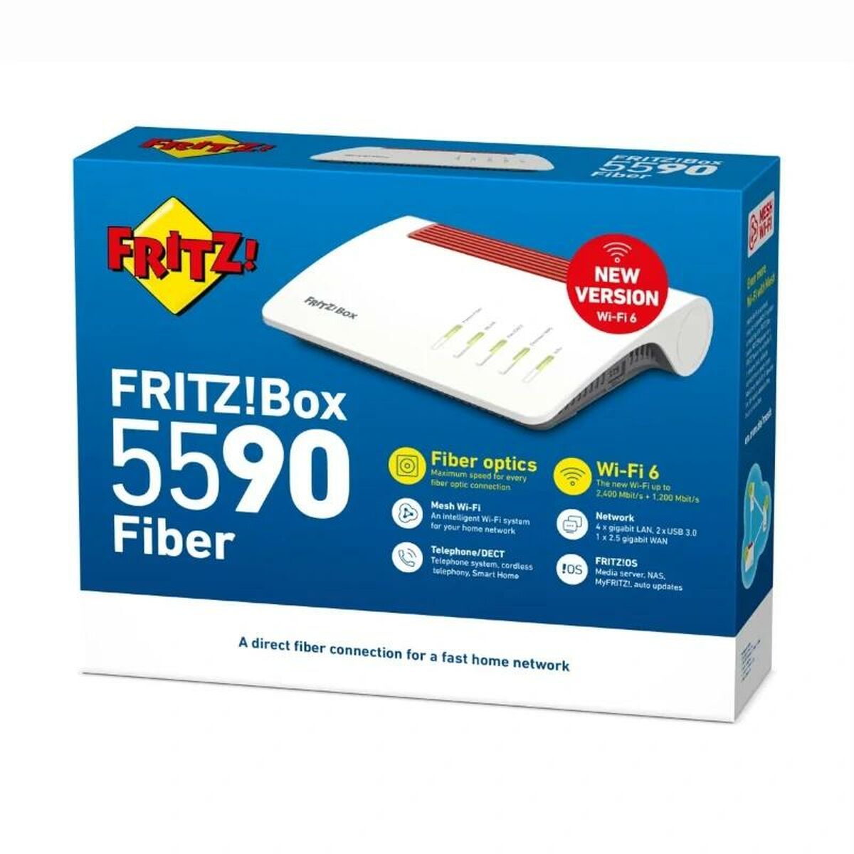 Image de Router Fritz! 20003058 White USB Ethernet LAN