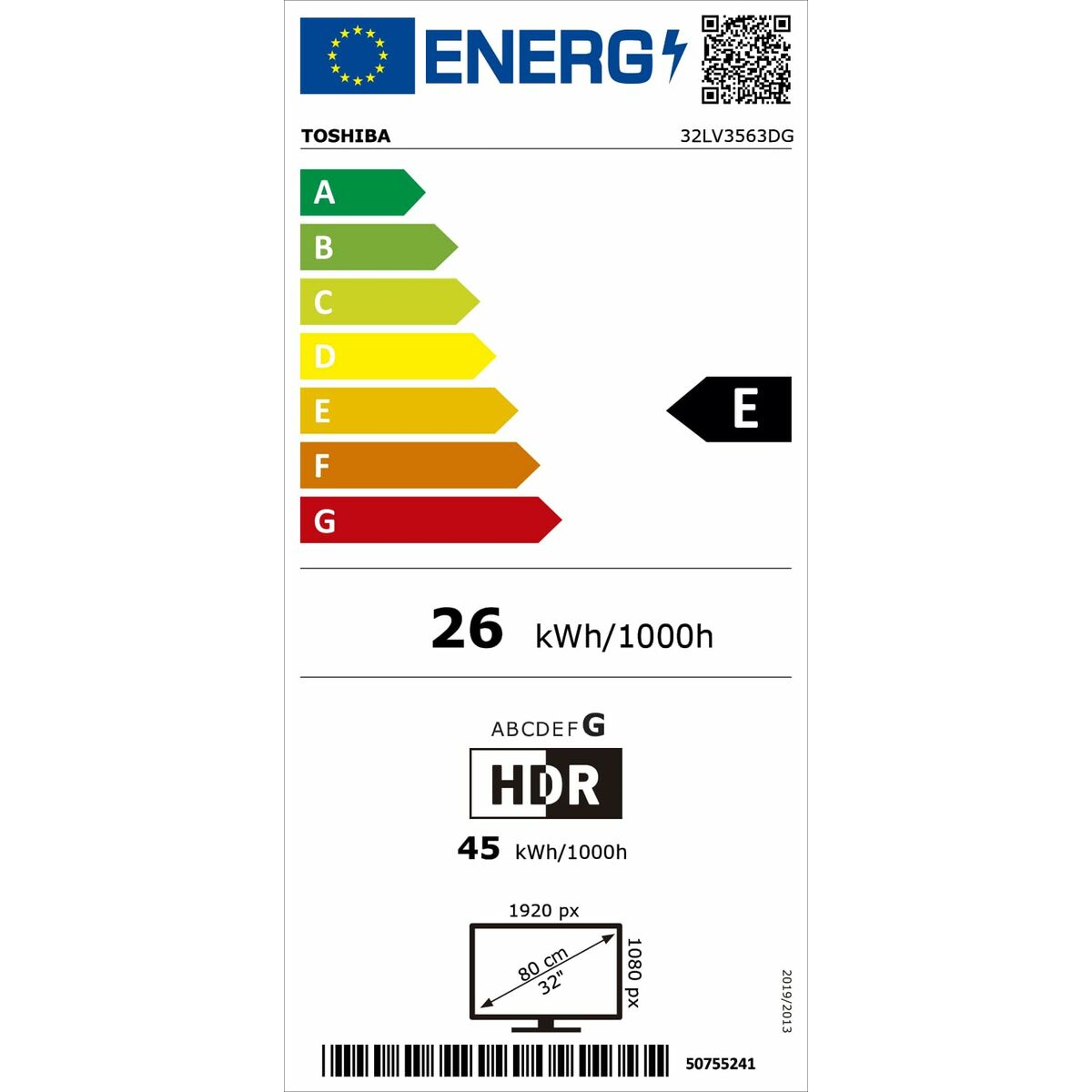 Afbeeldingen van Smart TV Toshiba 32LV3563DG 32" LED