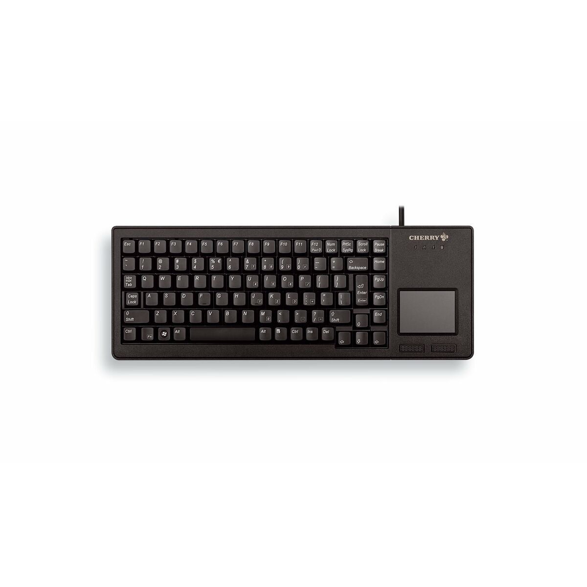 Clavier Cherry XS Touchpad Keyboard Qwerty UK Gris