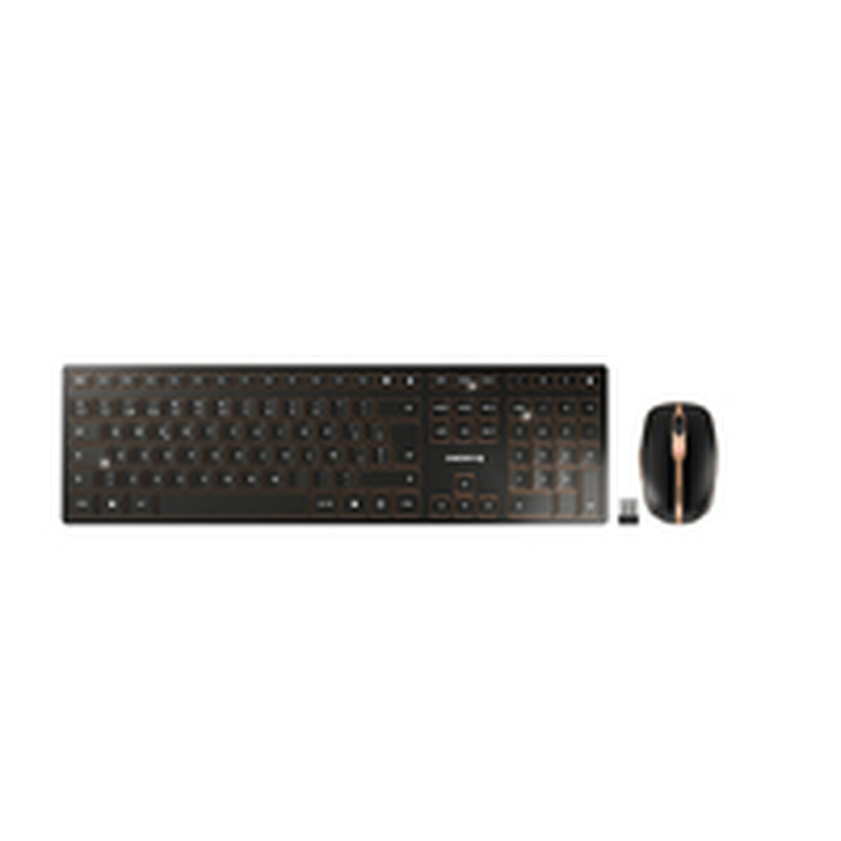 Picture of Keyboard and Mouse Cherry JD-9100ES-2 Black Spanish QWERTY