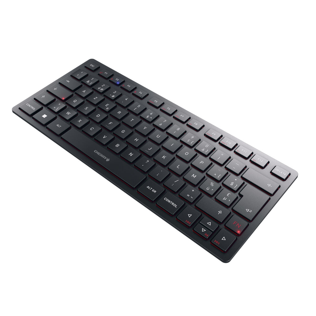 Picture of Keyboard Cherry KW 9200 MINI Black Spanish Qwerty QWERTY