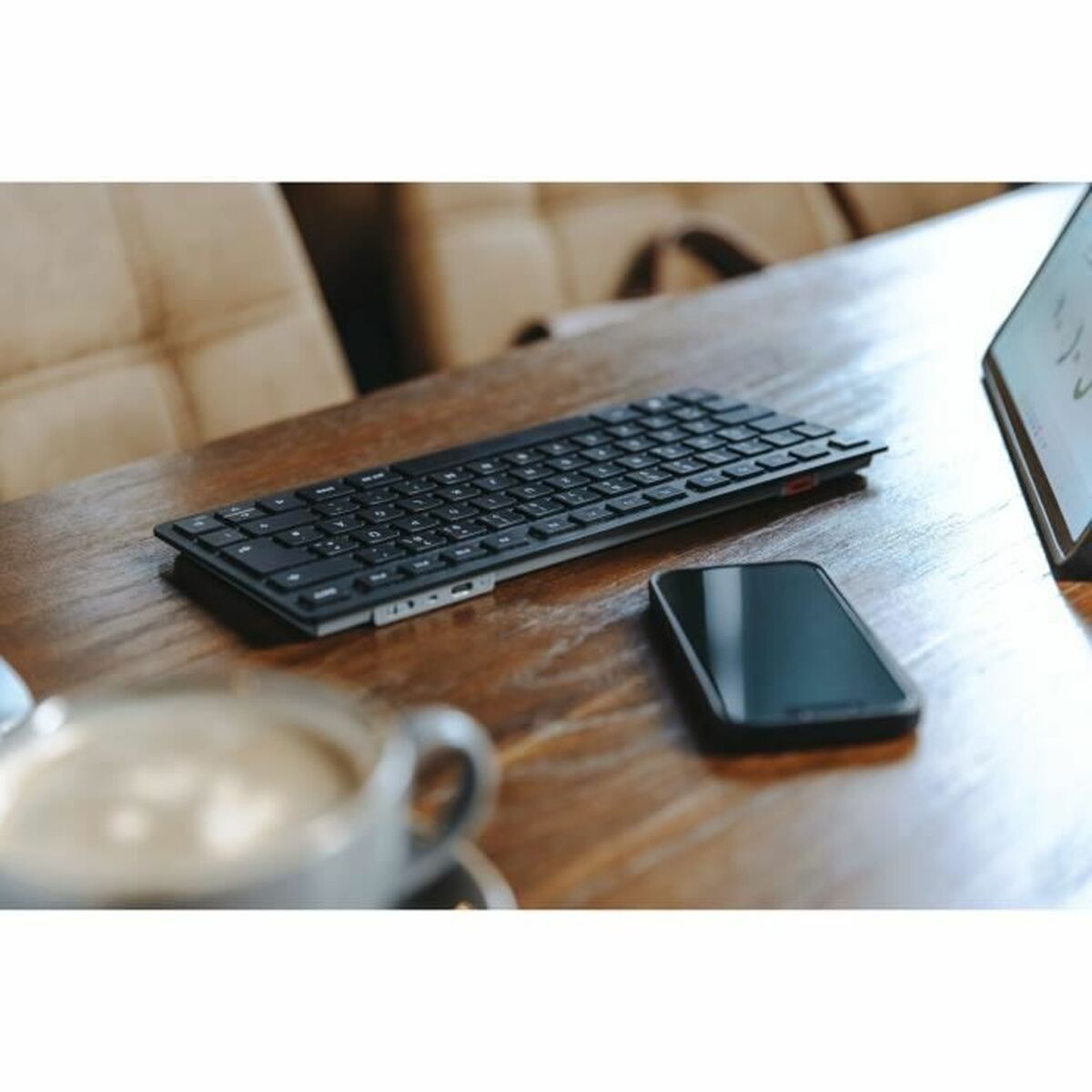 Afbeeldingen van Keyboard Cherry KW 9200 MINI Spanish Qwerty Black