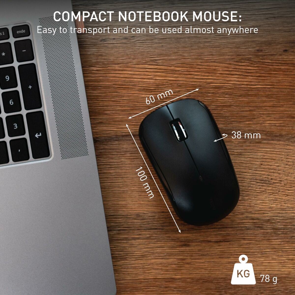 Afbeeldingen van Mouse Cherry JW-T2200-2 Black