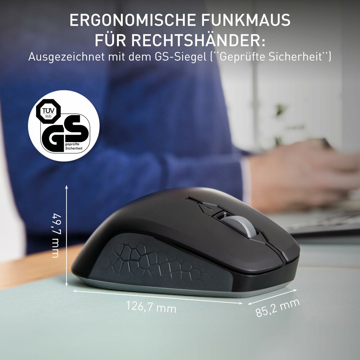 Afbeeldingen van Keyboard and Mouse Cherry JW-8550-2 Black