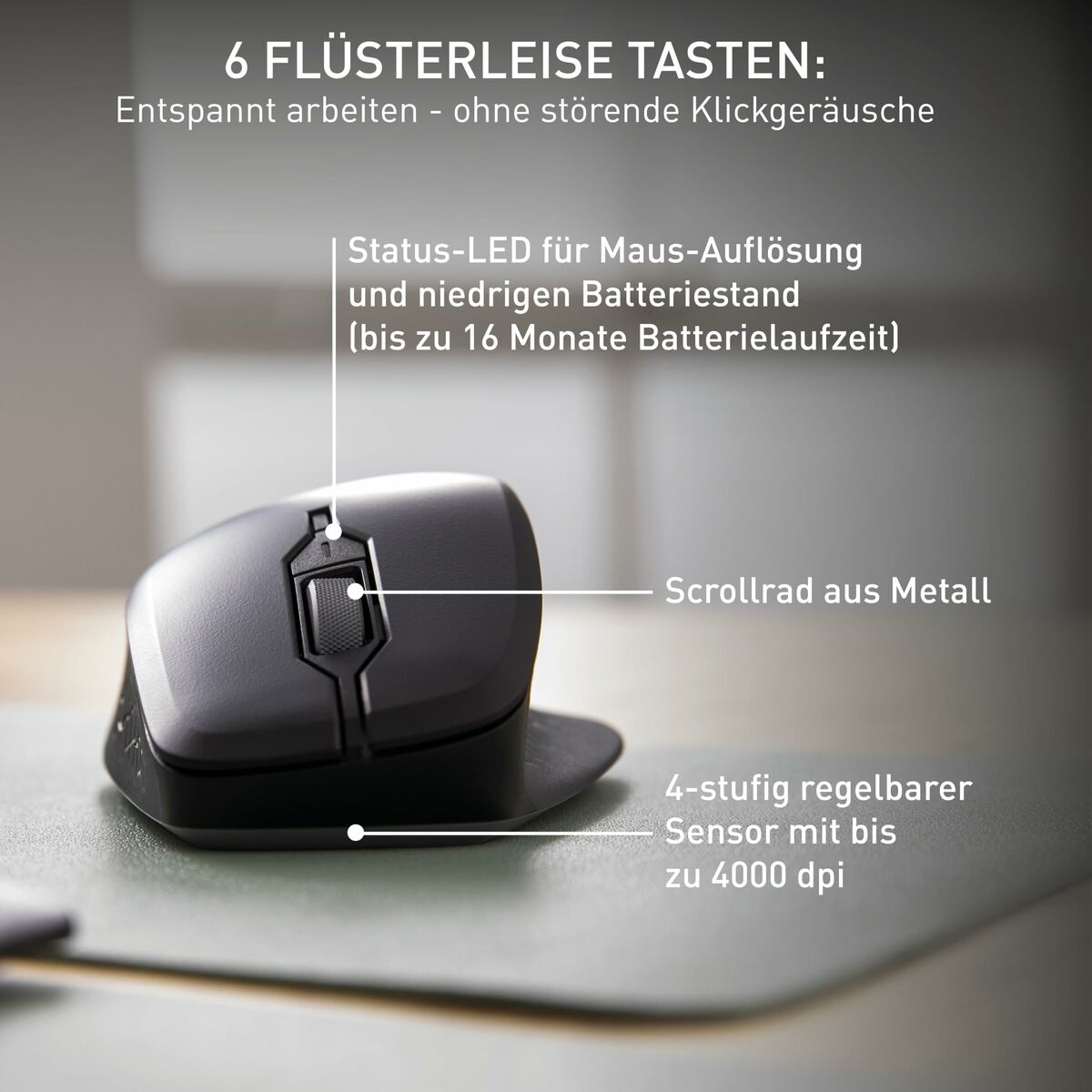 Afbeeldingen van Keyboard and Mouse Cherry JW-8550-2 Black