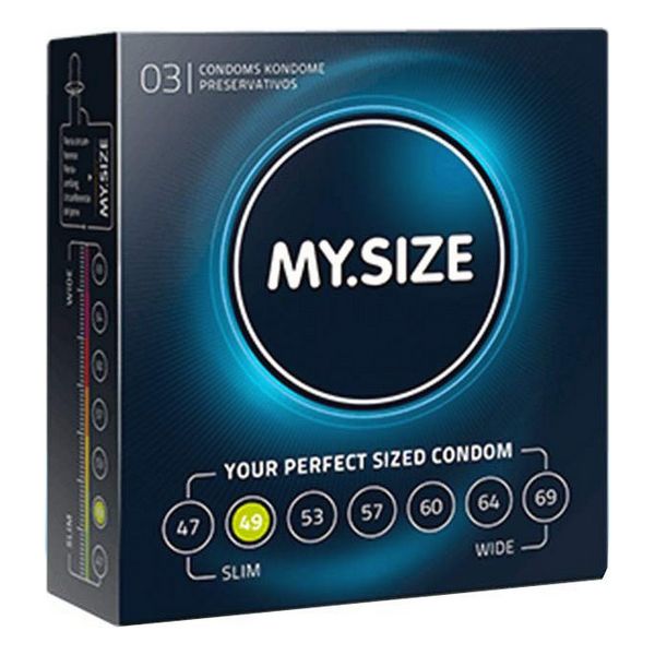 Preservativos Mister Size 04111590000 (3 pcs) 16,3 cm