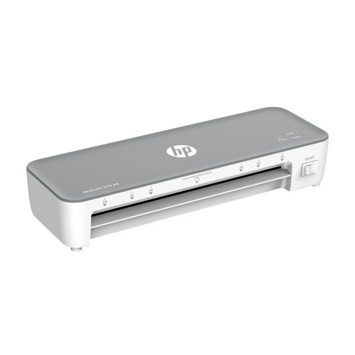 Retournez au bureau sans rien oublier ! Achetez Plastifieuse HP OneLam 270 Gris et faites envie à vos collègues! Type: PlastifieuseCouleur: GrisTaille: A4puissance: 230 WTension: 220-240 V