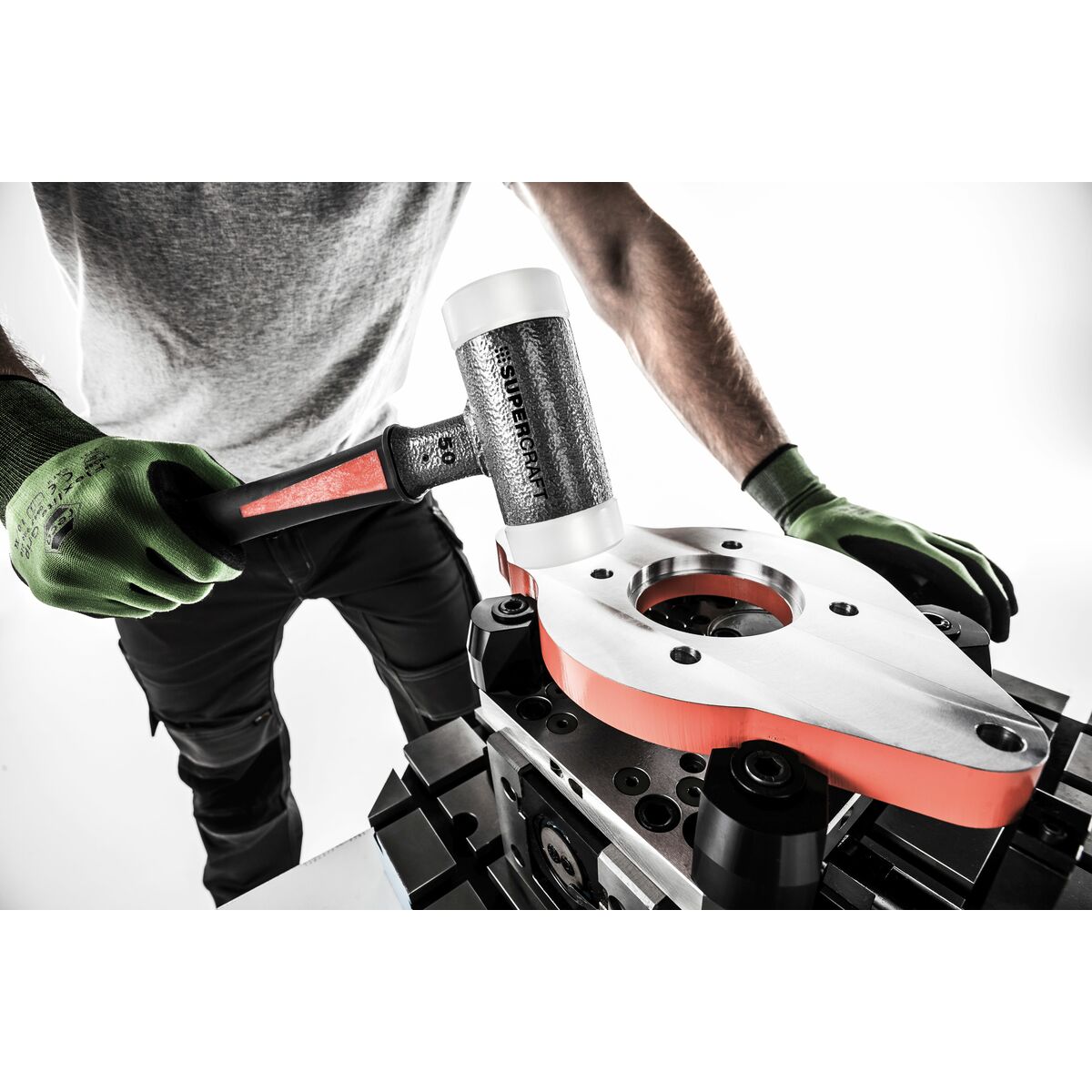 Młotek Gumowy Halder Supercraft Przeciwodbiciowy