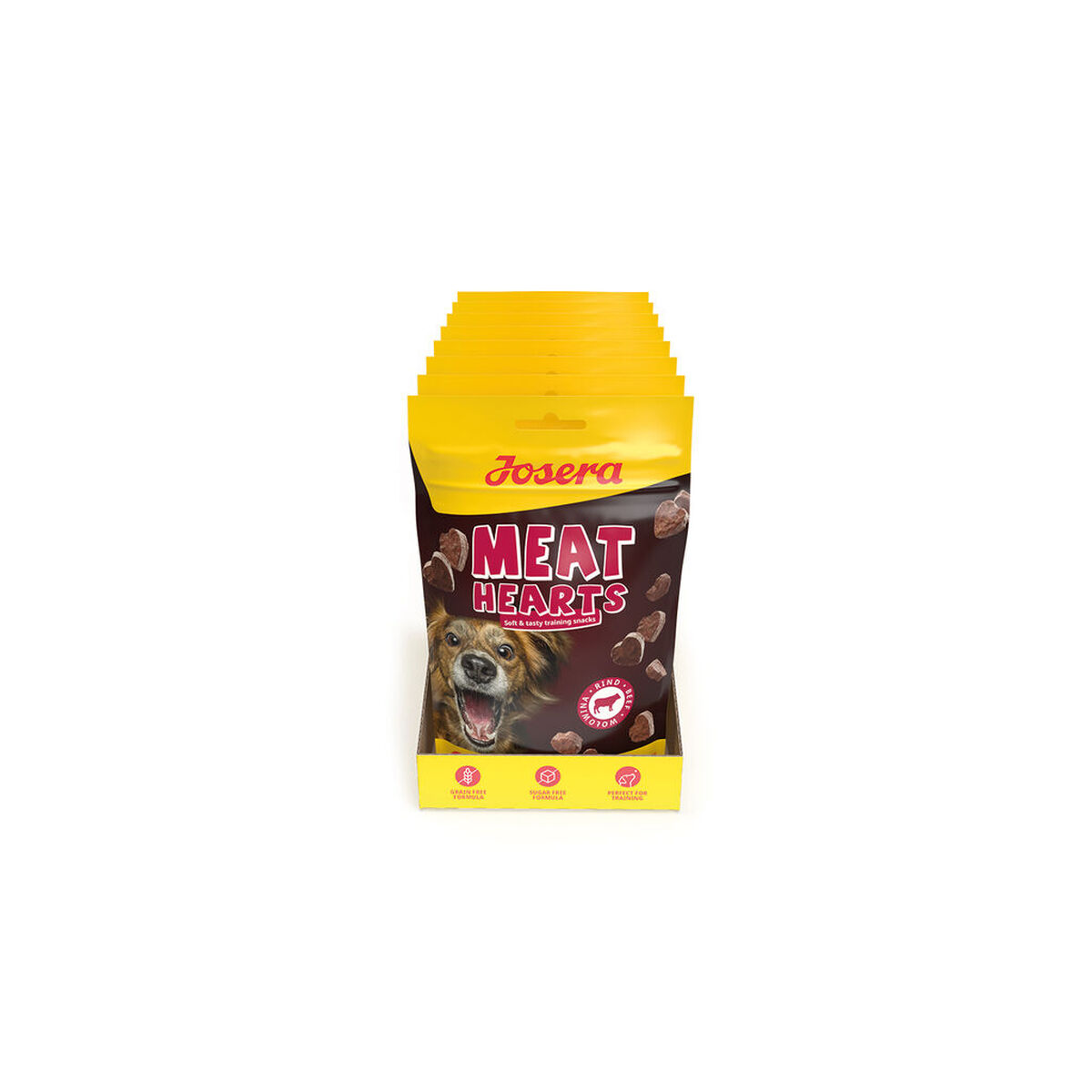 Snack voor honden Josera Meat Hearts Kalfsvlees 70 g