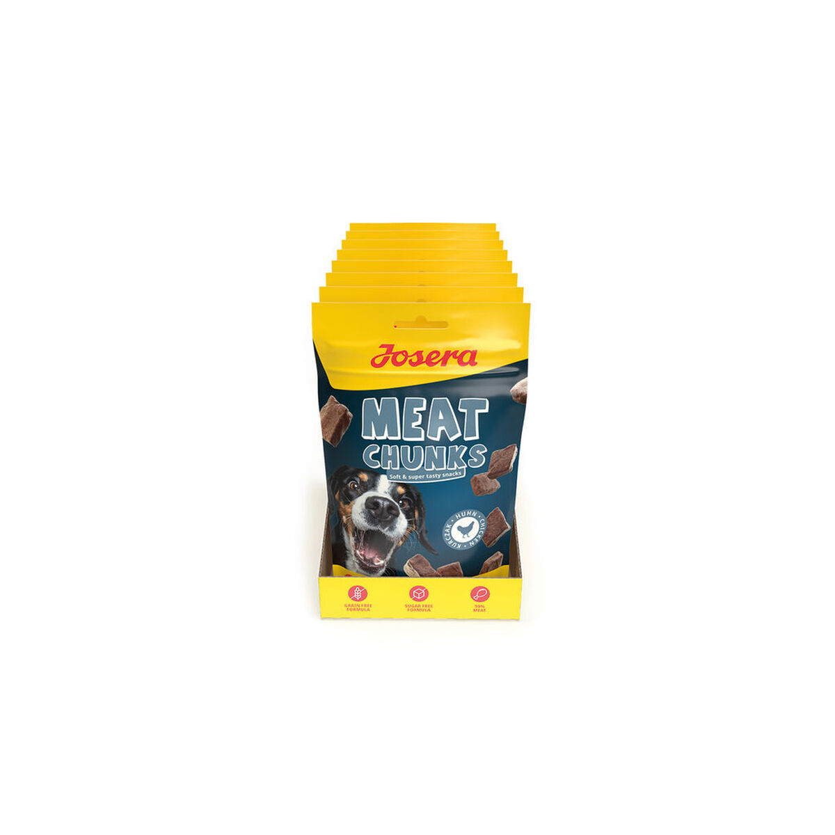Dog Snack Josera Meat Chunks Chicken 70 g, view 3