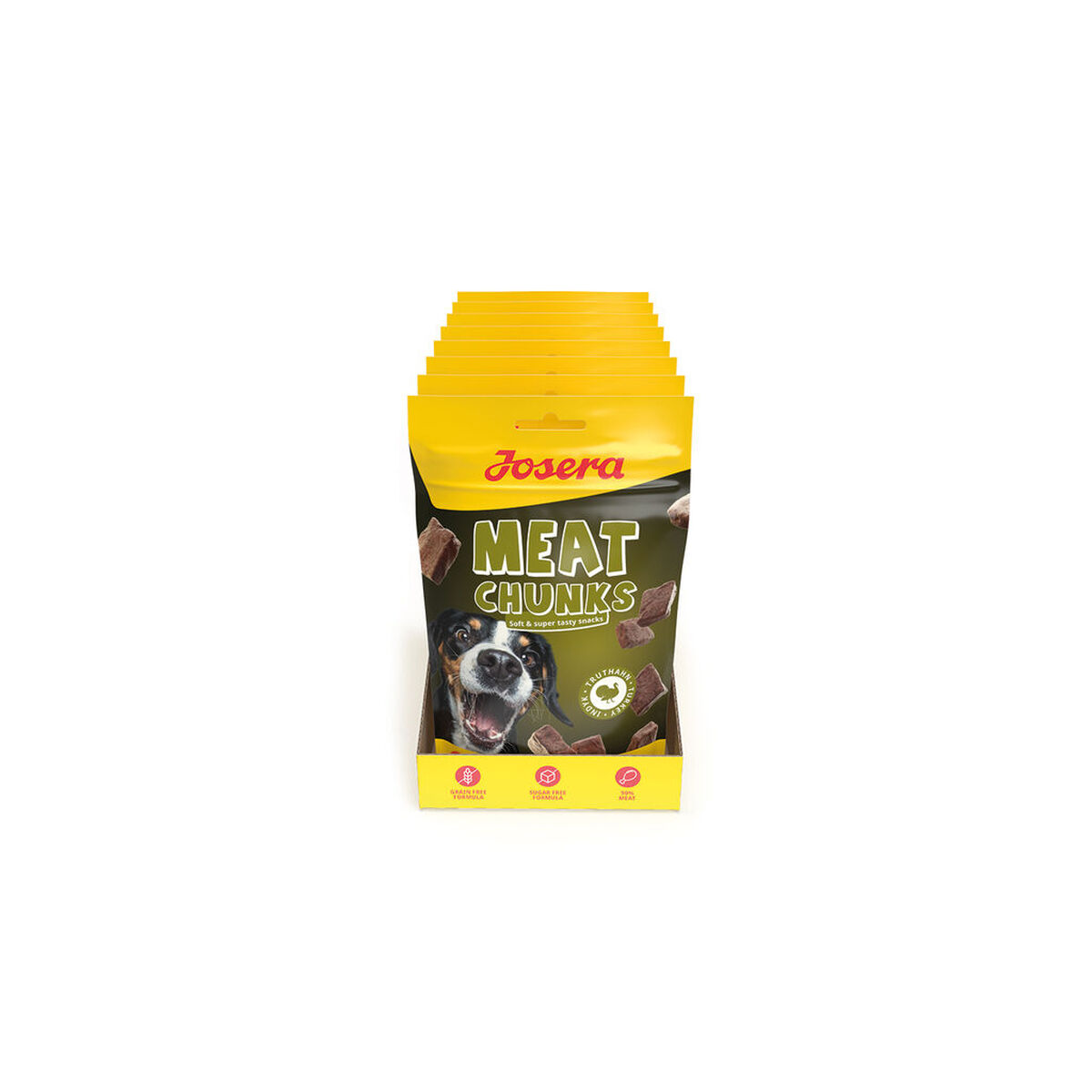Dog Snack Josera Meat Chunks 70 g Turkey, view 3