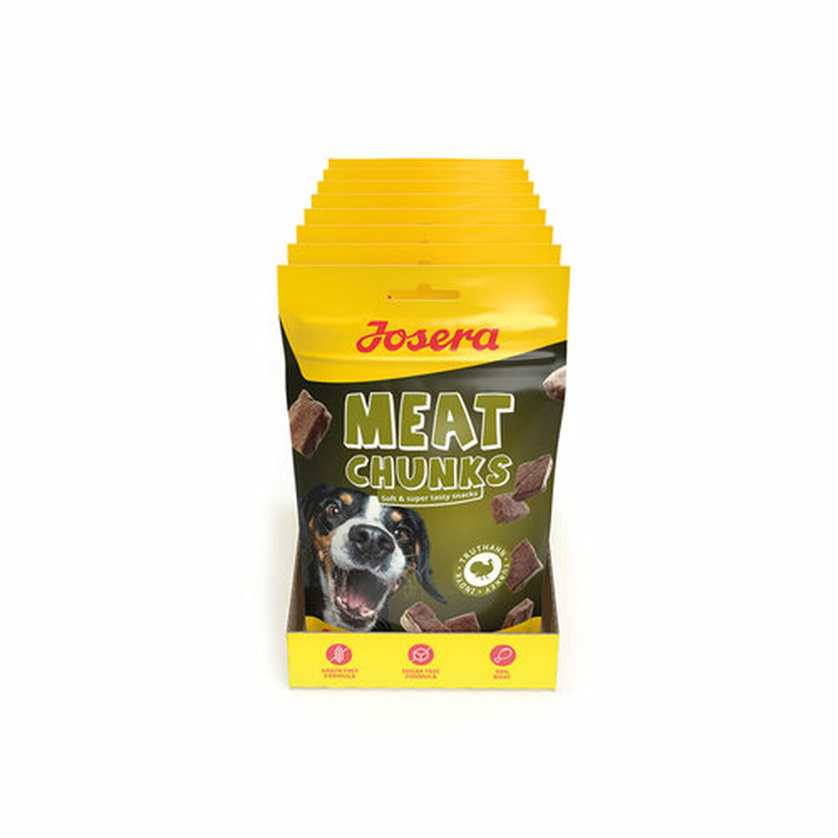 Dog Snack Josera Meat Chunks 70 g Turkey, view 4
