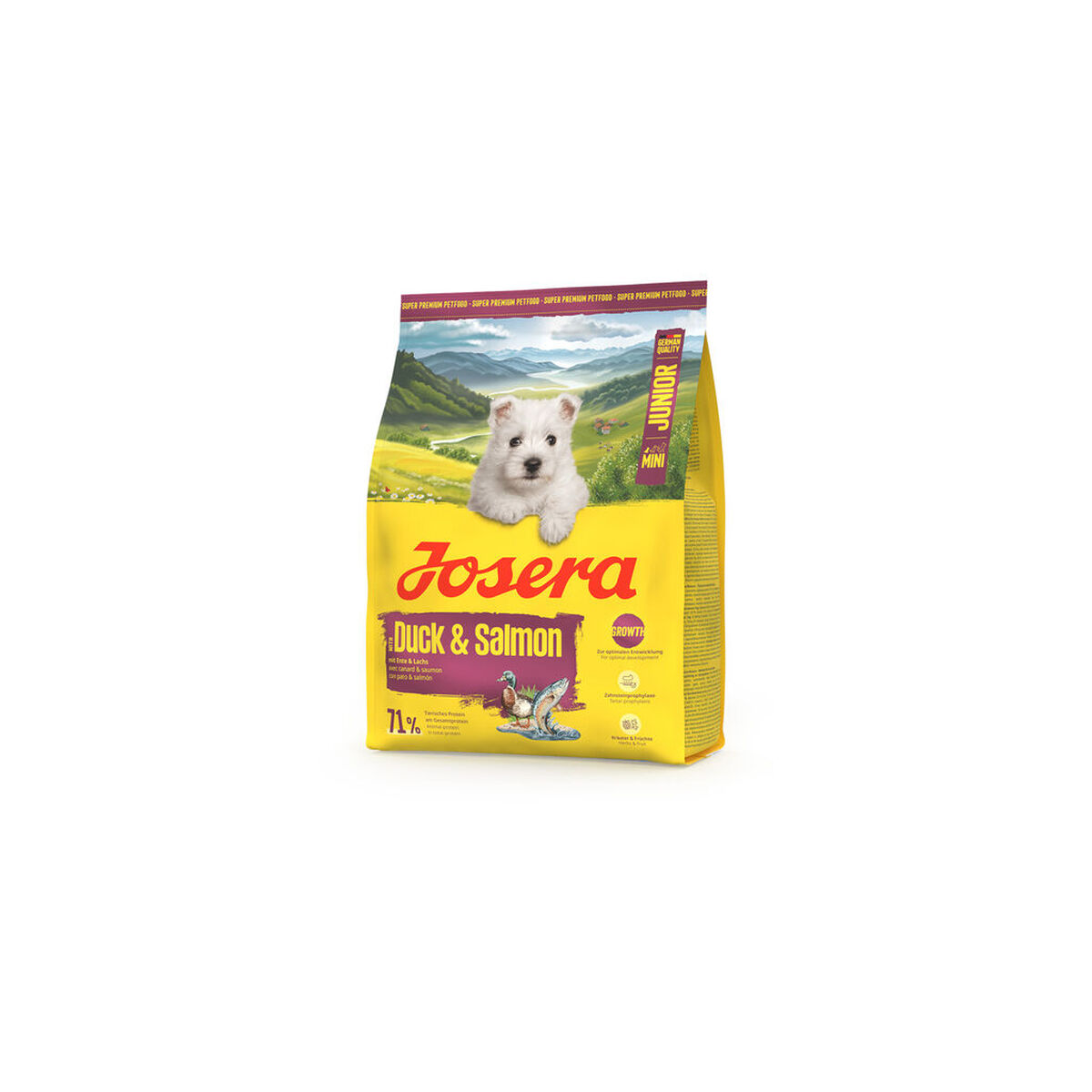 Fodder Josera Mini Junior Salmon Duck 900 g, view 2