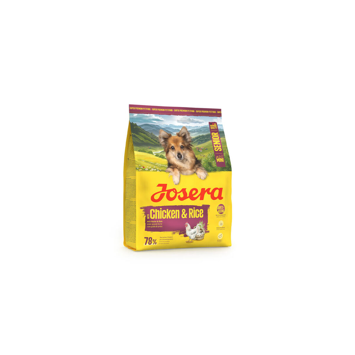 Fodder Josera Mini Senior Chicken Rice 900 g, view 3
