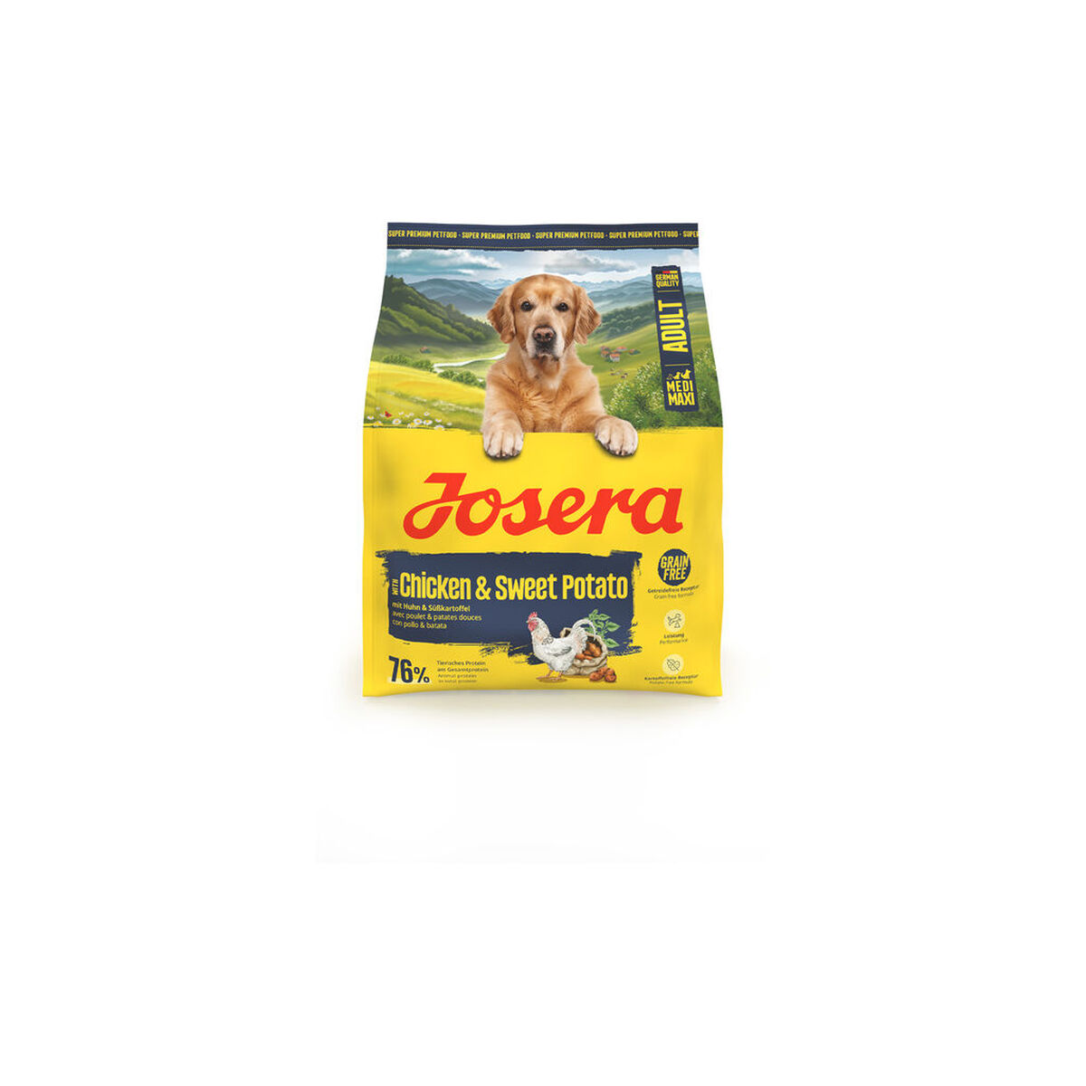 Voer Josera Adult Medi Maxi Kip Aardappelen 900 g