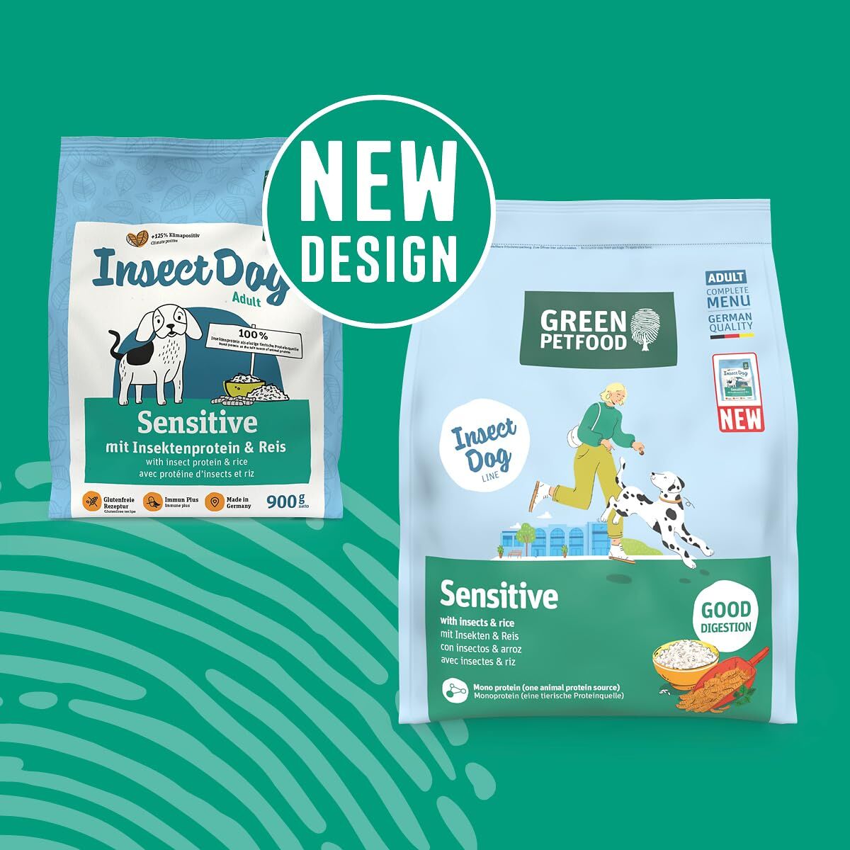 Fodder Green Petfood Insect Dog Sensitive 900 g, view 4