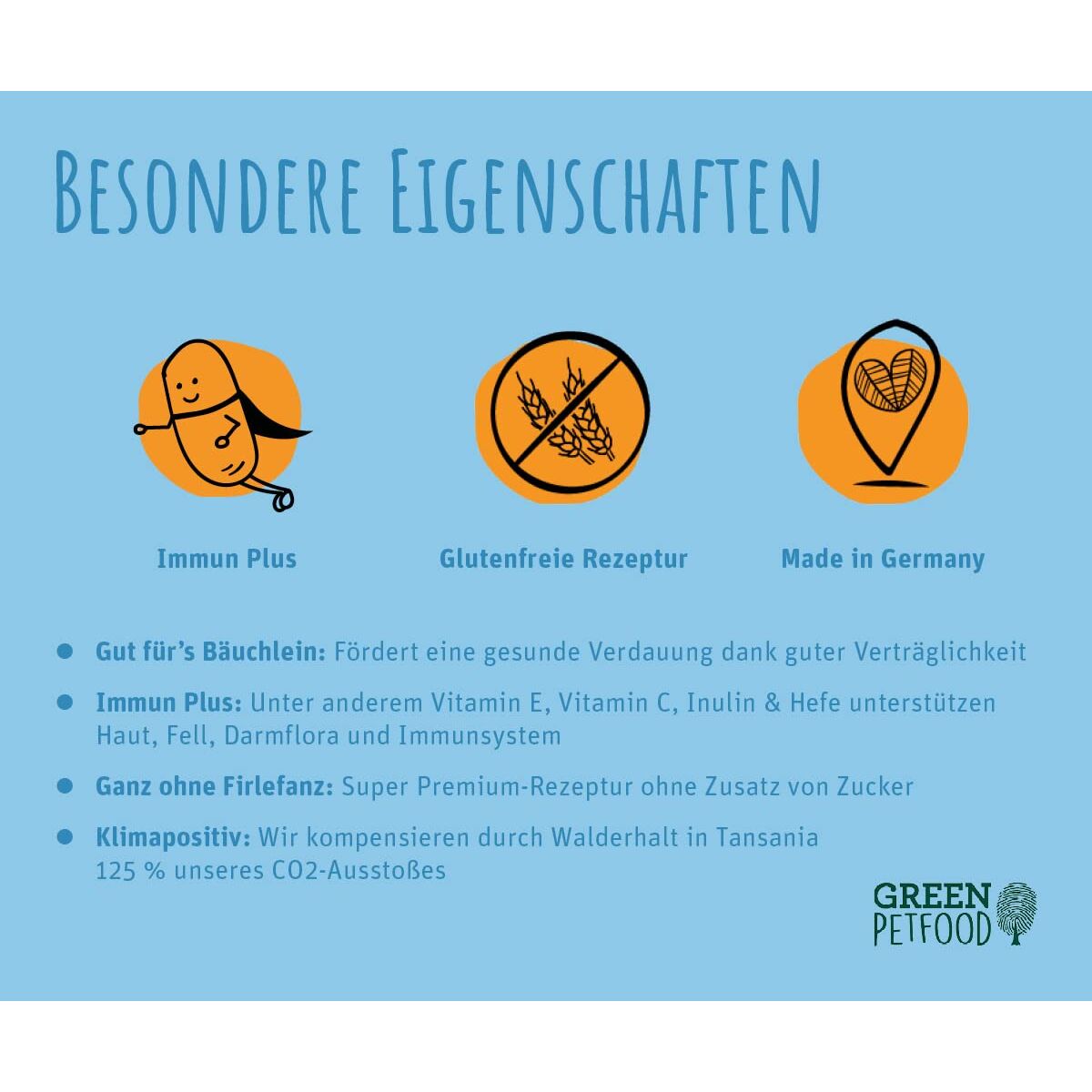 Fodder Green Petfood Insect Dog Sensitive 900 g, view 5