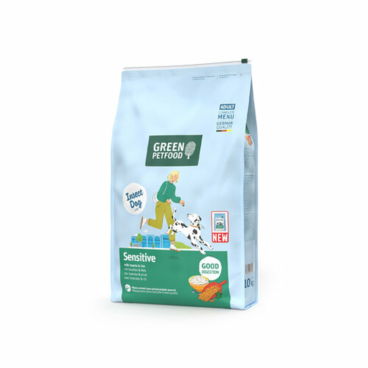 Fodder Green Petfood InsectDog Sensitive 10 kg Rice, view 4
