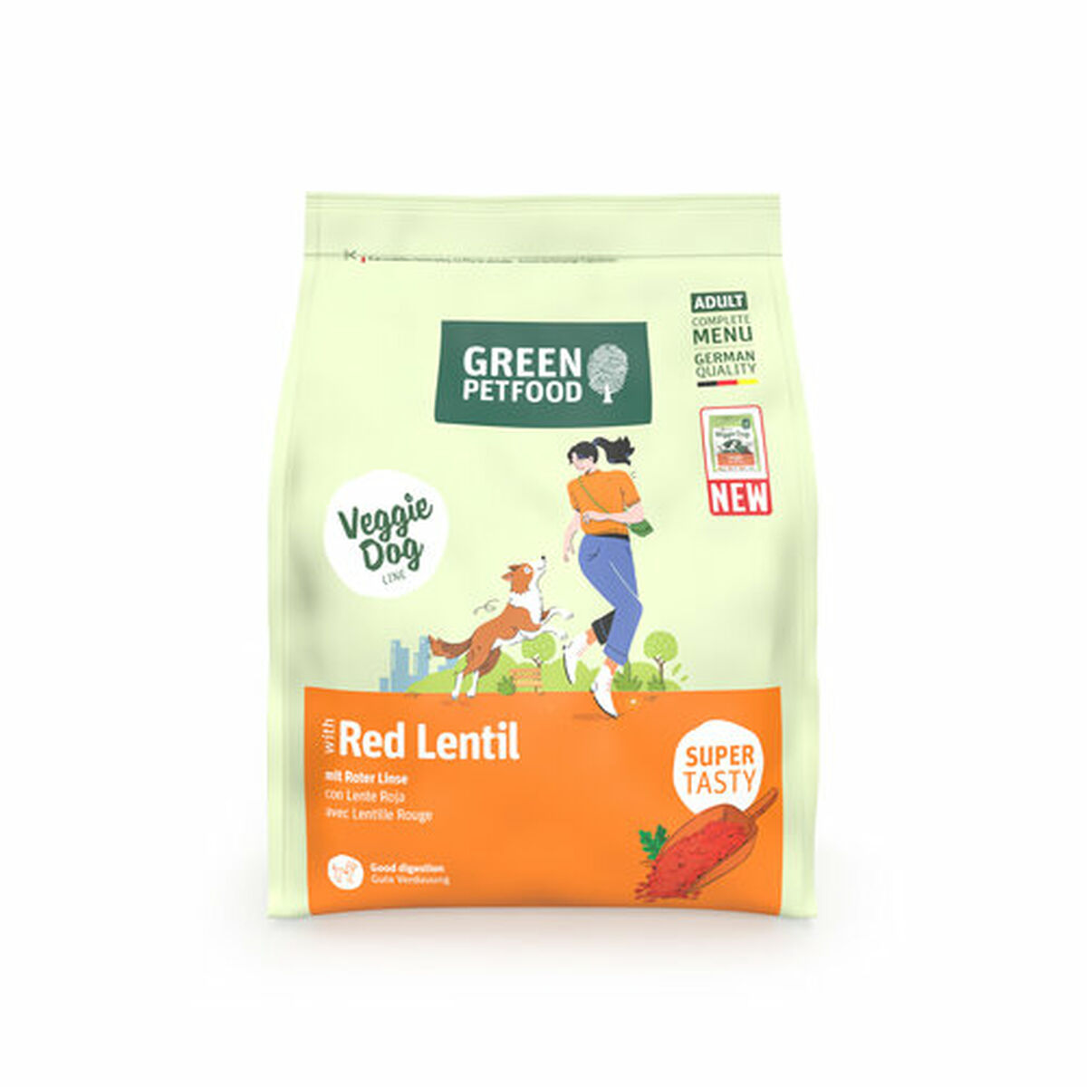 Fodder Green Petfood VeggieDog Red Lentil 900 g, view 2
