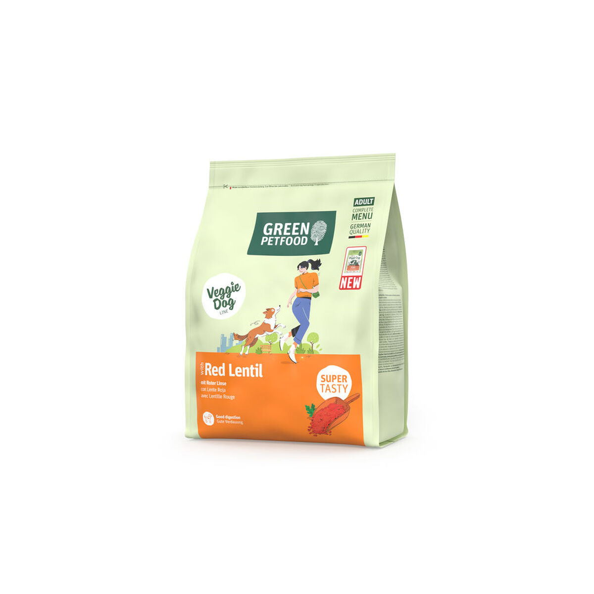 Fodder Green Petfood VeggieDog Red Lentil 900 g, view 3