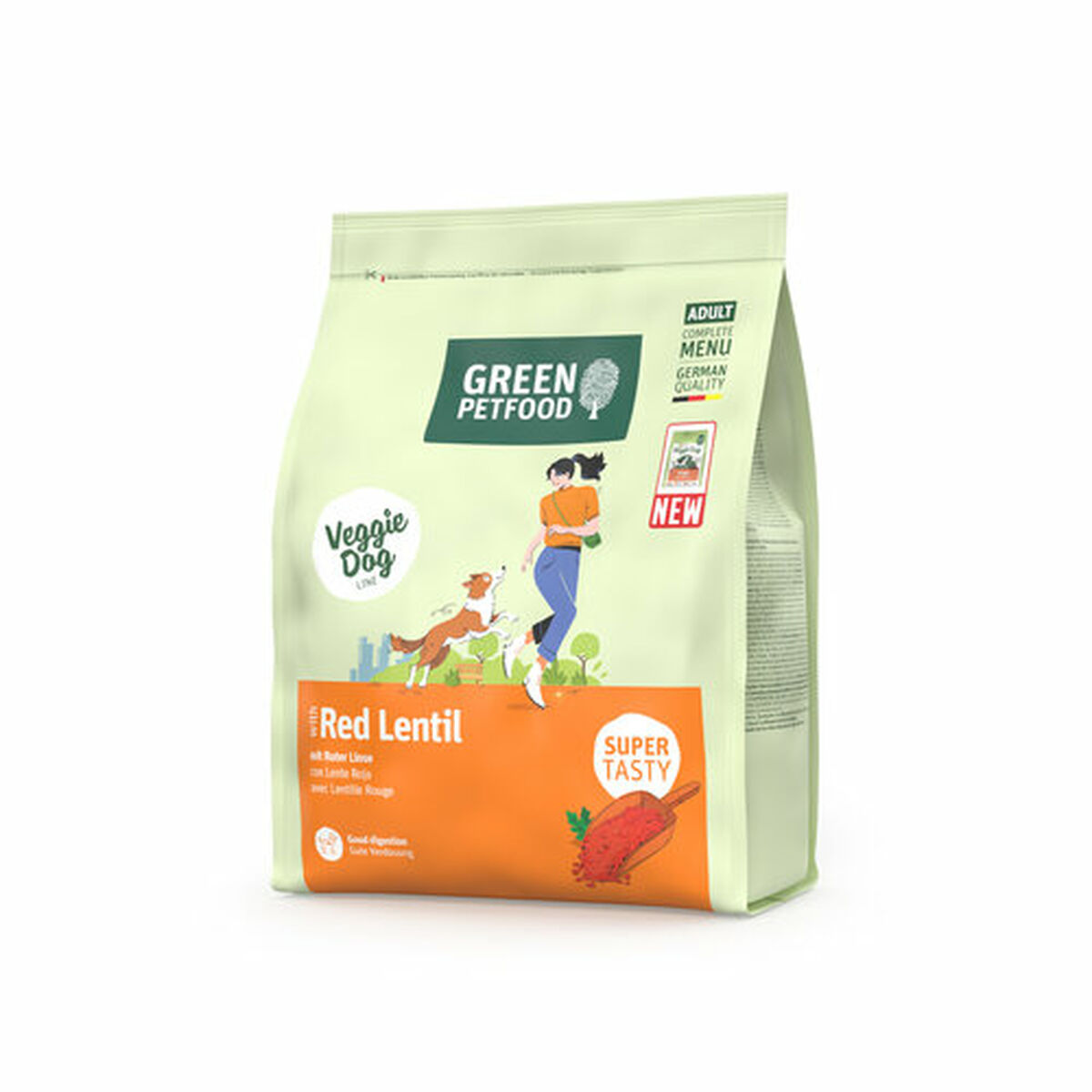 Fodder Green Petfood VeggieDog Red Lentil 900 g, view 4