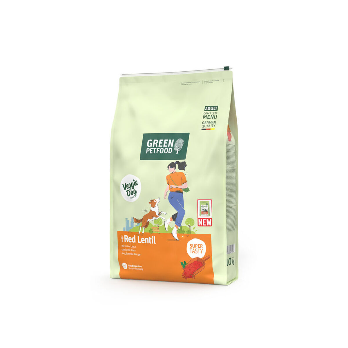 Fodder Green Petfood VeggieDog Red Lentil 10 kg, view 3