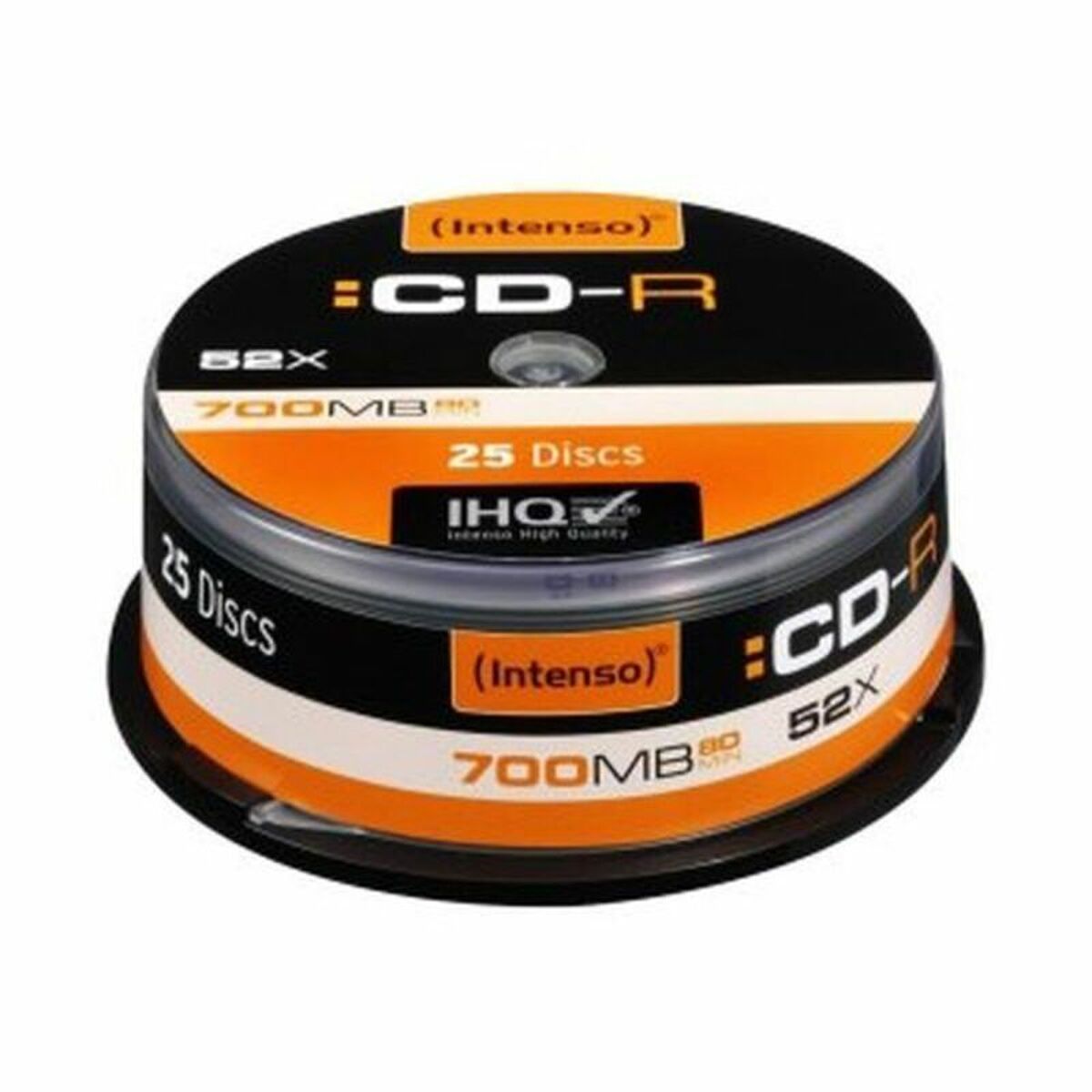 Afbeeldingen van CD-R INTENSO 1001124 52x 700 MB (25 uds)