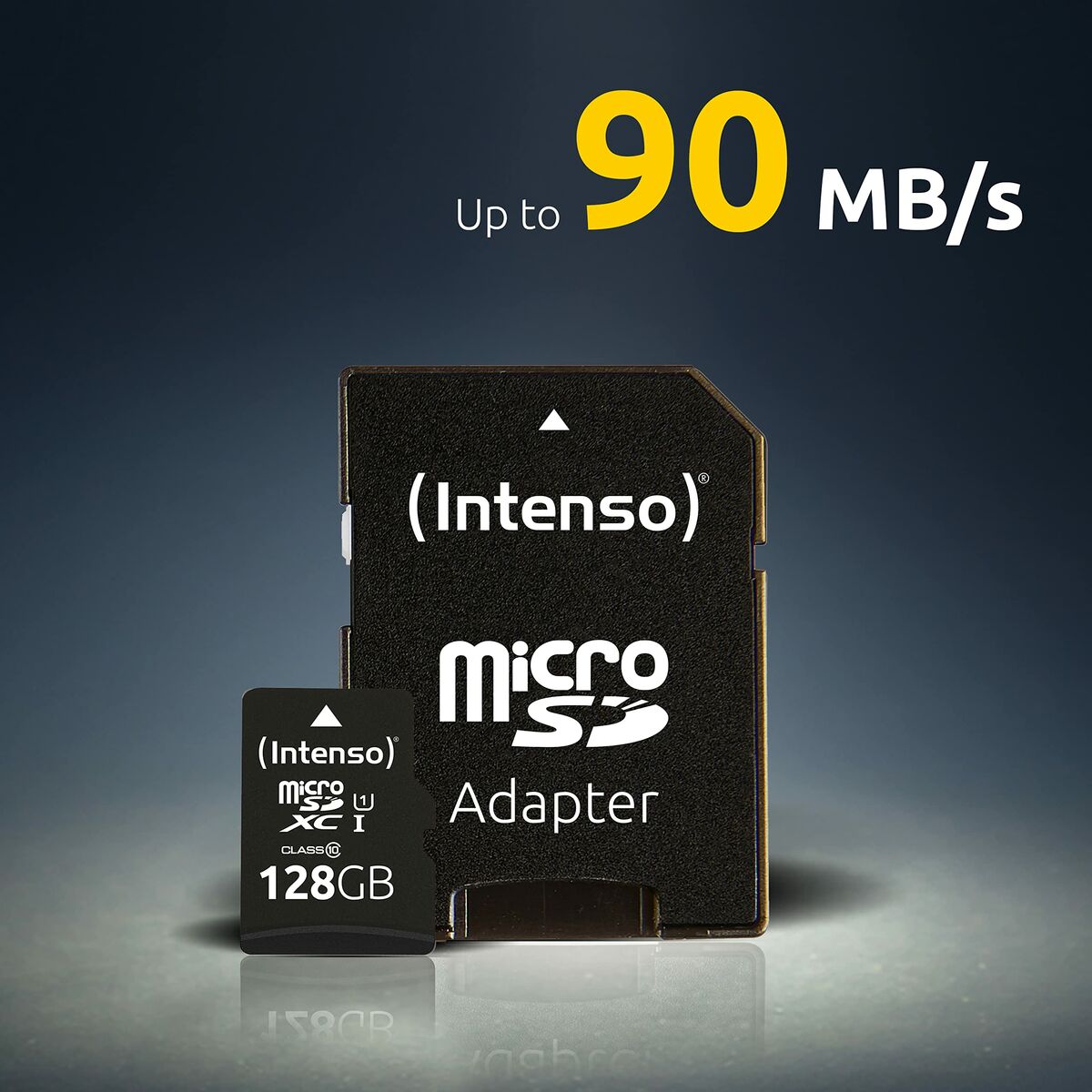 Afbeeldingen van Micro SD Memory Card with Adaptor INTENSO 64GB microSDXC 64 GB