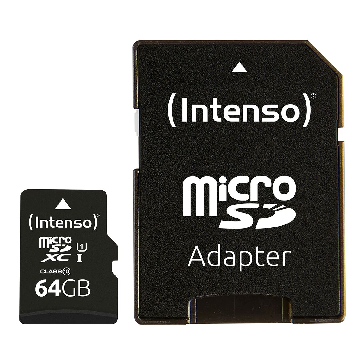Afbeeldingen van Micro SD Memory Card with Adaptor INTENSO 64GB microSDXC 64 GB
