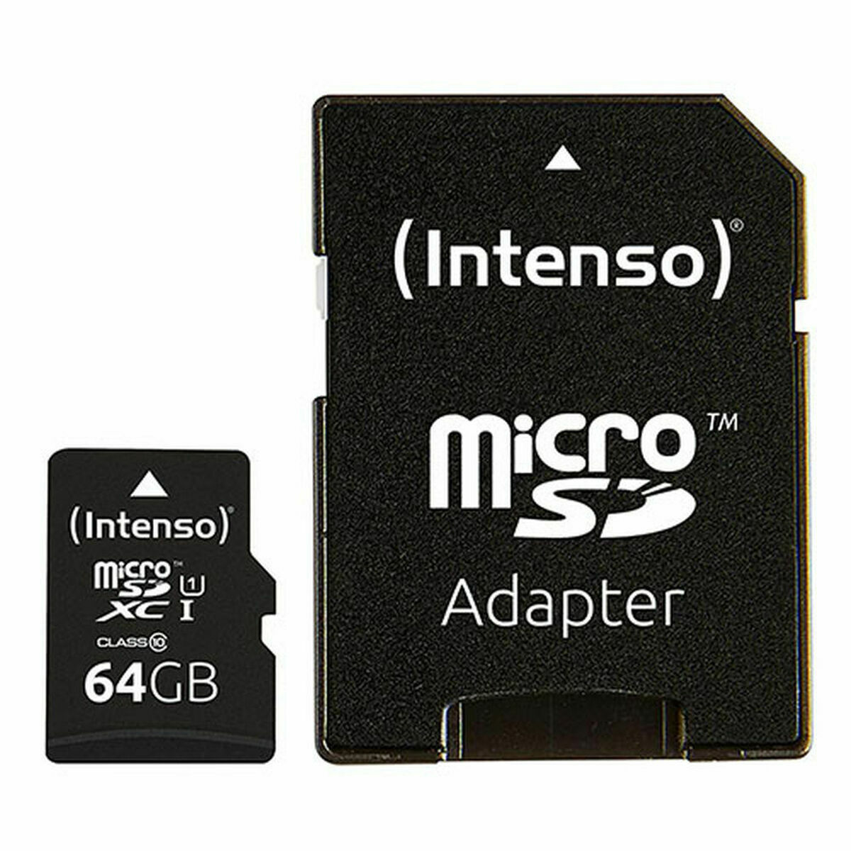 Afbeeldingen van Micro SD Memory Card with Adaptor INTENSO 64GB microSDXC 64 GB