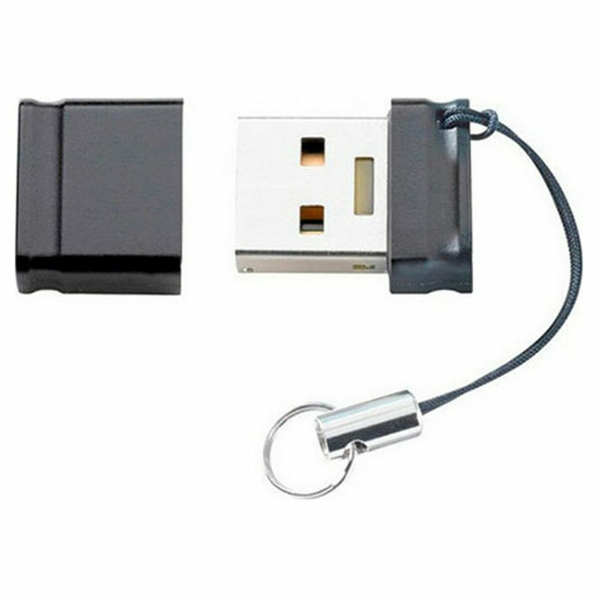 Afbeeldingen van USB stick INTENSO Slim Line 64 GB Black