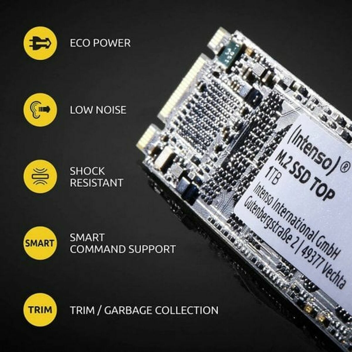 Afbeeldingen van Hard Drive INTENSO Top 256 GB 256 GB SSD