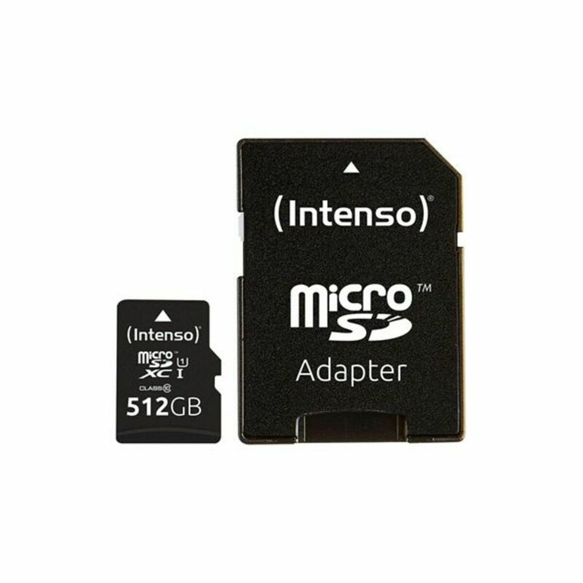 Picture of Micro SD Memory Card with Adaptor INTENSO 3423493 512 GB