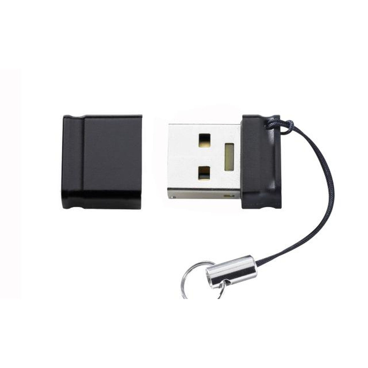 Afbeeldingen van USB stick INTENSO Slim Line 128 GB Black