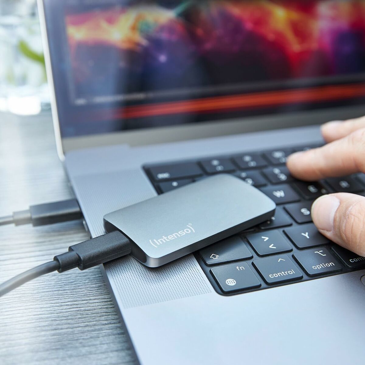Image secondaire de Disque Dur Externe INTENSO Intenso eSSD TX800 2Tb USB-C 3.2 Gen2 SSD 2 TB HDD