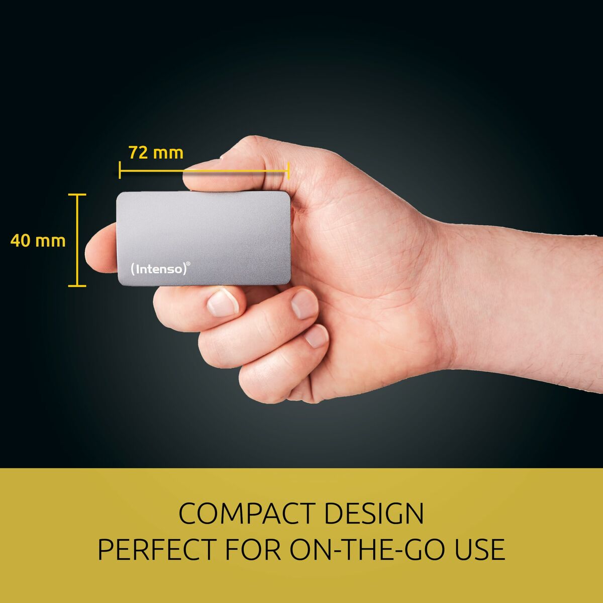 Afbeeldingen van External Hard Drive INTENSO Intenso eSSD TX800 2Tb USB-C 3.2 Gen2 SSD 2 TB HDD
