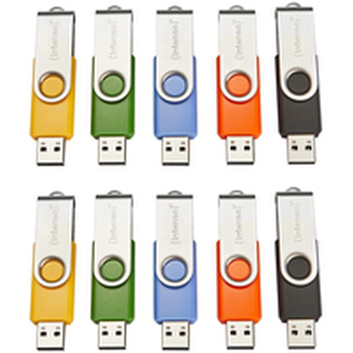 Afbeeldingen van USB stick INTENSO Basic Line 16 GB 10 Units (10 Units)
