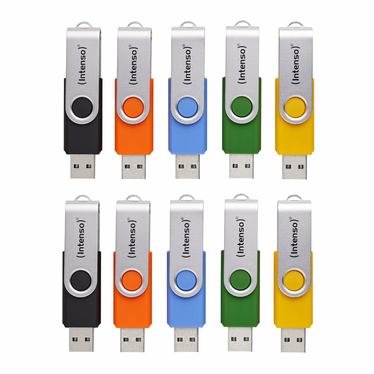 Afbeeldingen van USB stick INTENSO Basic Line 16 GB 10 Units (10 Units)